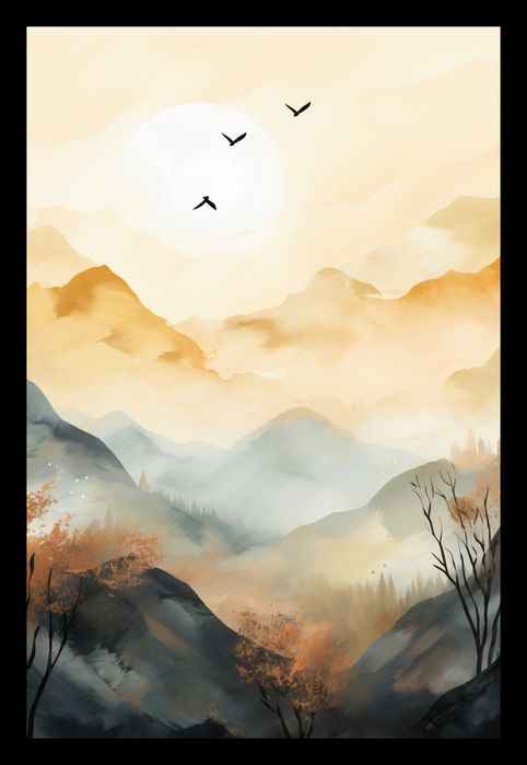 Plakat 20x30cm Zorza Świtania