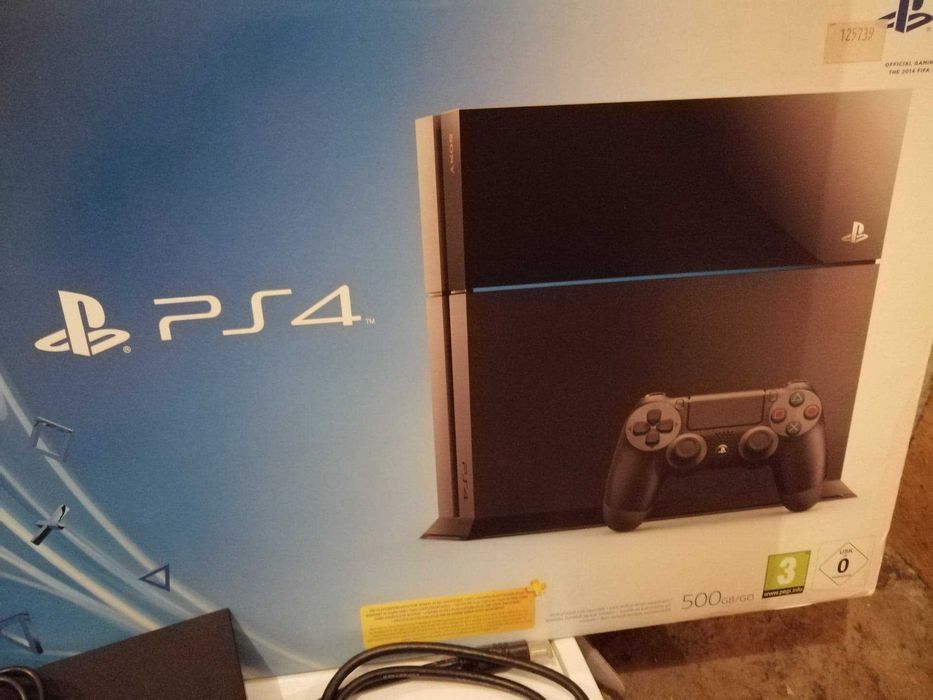 Karton do konsoli Ps4 wkładki instrukcje KOMPLETNY Fat Slim Pro