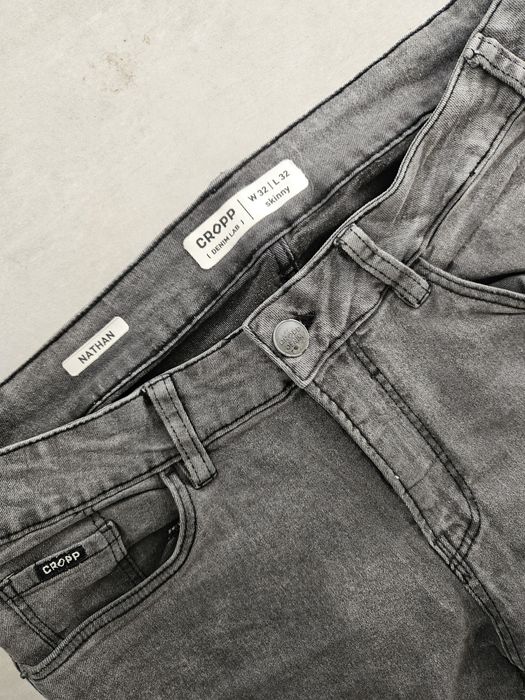 Spodnie szare skinny Cropp 32 męskie