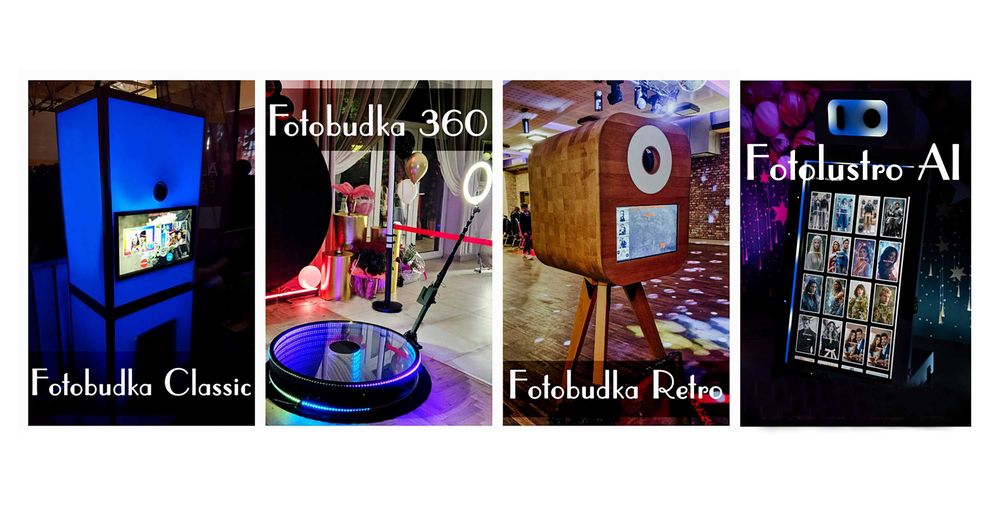 Fotobudka  Poznań  różne rodzaje ! Fotolustro - Fotobudka Retro - Klasyczna -  Foto - Budka 360