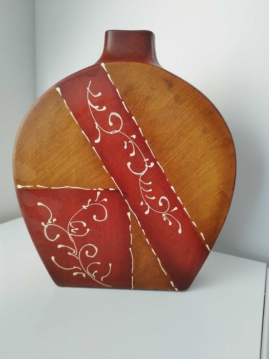 Brązowy wazon 25 cm