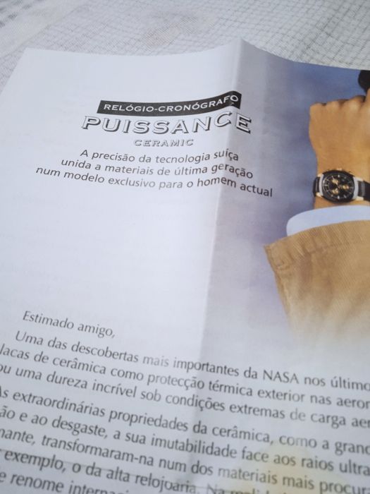 Vendo relogio como novo puissance ceramic suico