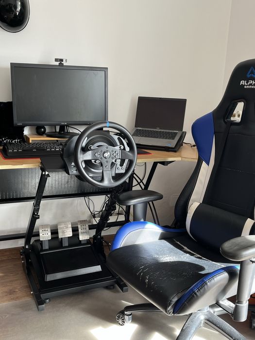 Trustmaster T300RS GT + suporte dobrável + suporte caixa