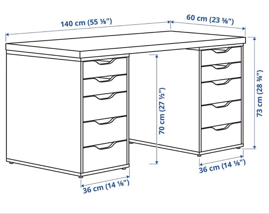 Biurko IKEA Lagkapten/Alex