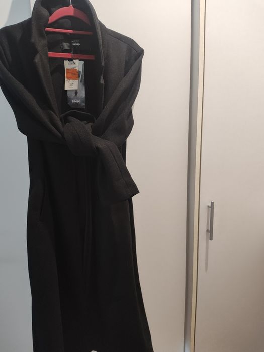 Płaszcz nowy z croppa wiosna, jesień 117 długi