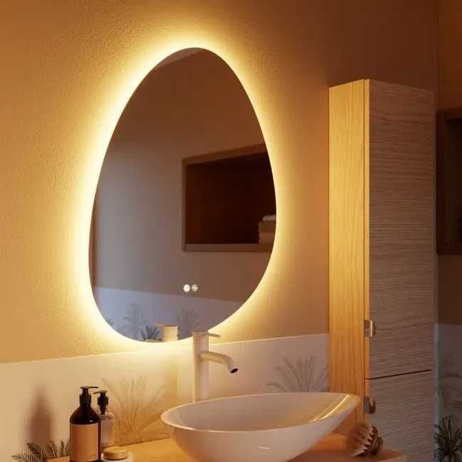 Lustro podświetlane, przeciwmgielne, ściemnialne. SENSEA Modern