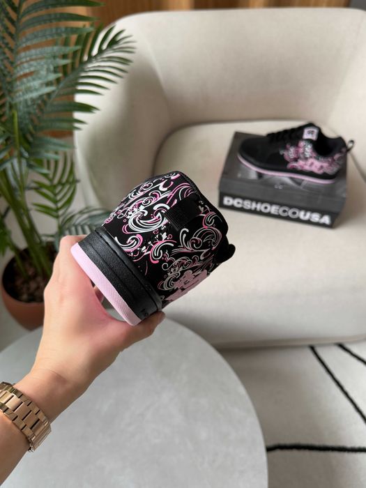 SALE! DC Shoes Court Graffik Black/Pink Sabbath 36 37 38 39 40 41