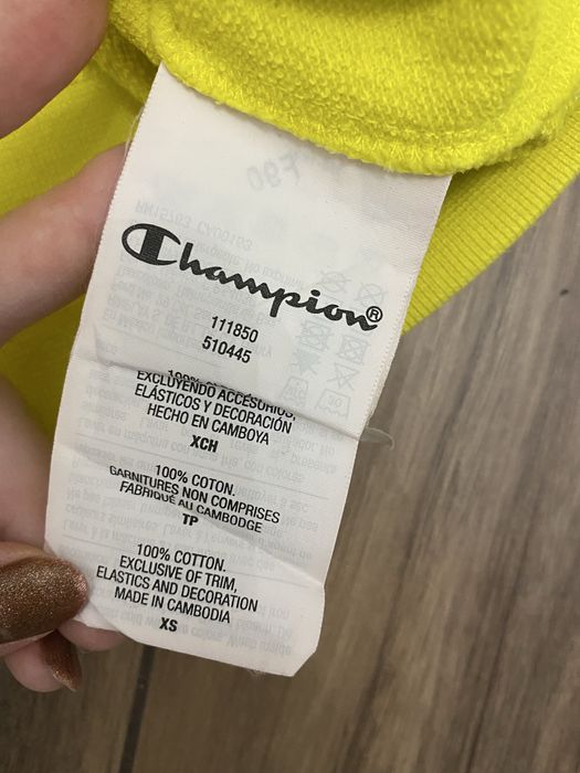 Bluza champion żółta