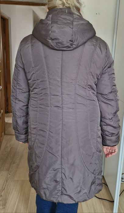 Płaszcz Isolde damski z kapturem rozmiar 48