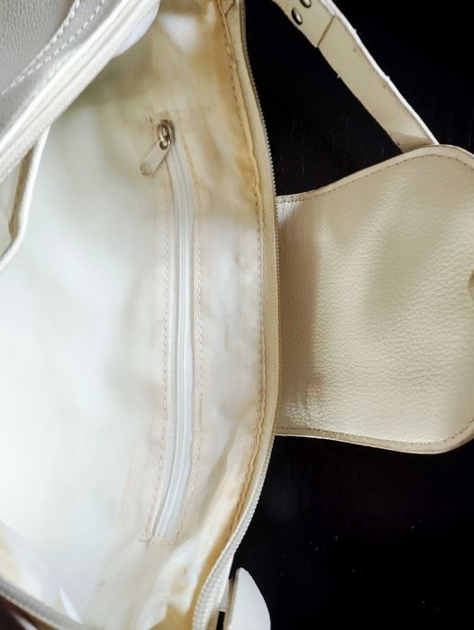 Carteira de Ombro Bege