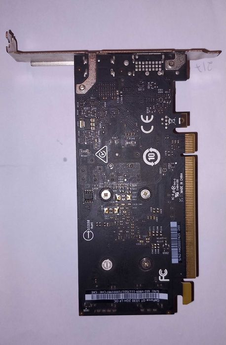 Placa gráfica MSI GTX 1030 OC - semi nova