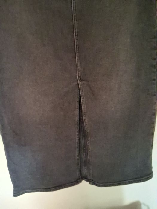 Spódnica jeansowa maxi Hush rozm 38/40, 99%bawełny hippie alternative