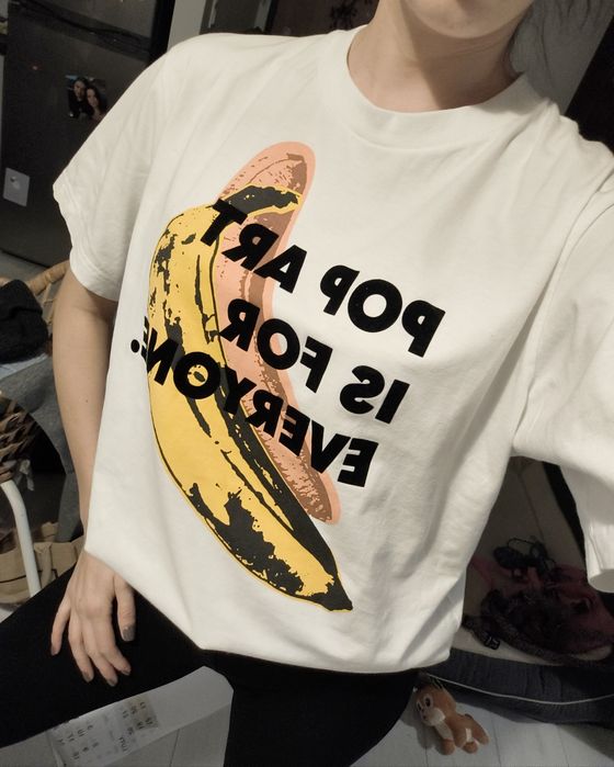 Uniqlo Andy Warhol banana t-shirt pop art is for everyone