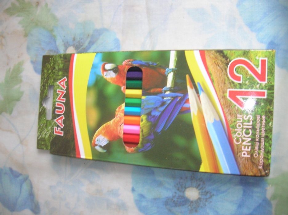 Карандаши цветные FАUNА 12 шт.
