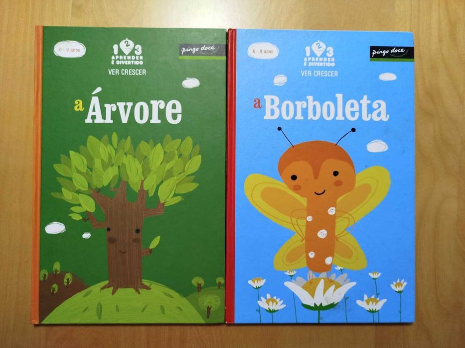 Lote 2 Livros Infantis: A Árvore + A Borboleta (Coleção Ver Crescer)