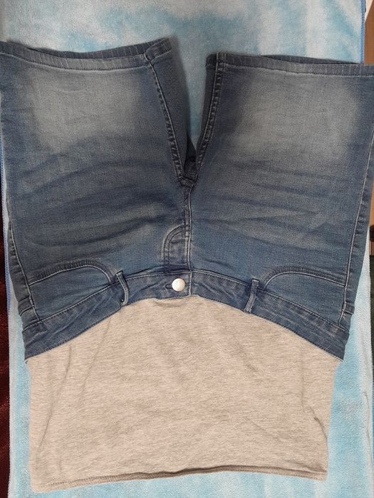 Spodenki ciążowe jeansowe