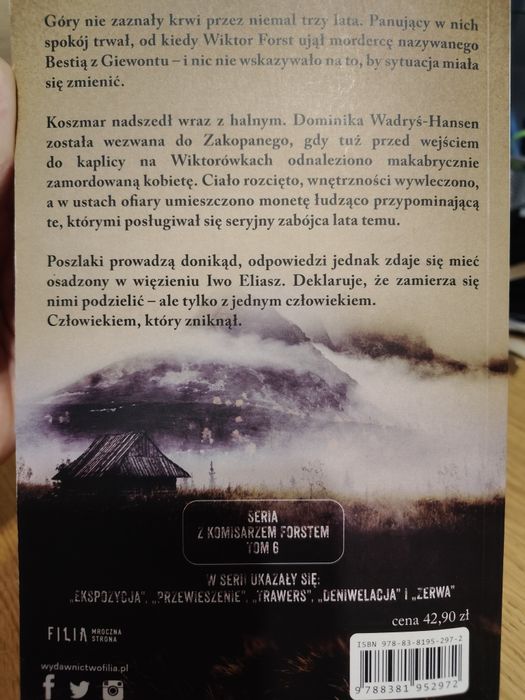 Książka Halny Remigiusz Mróz