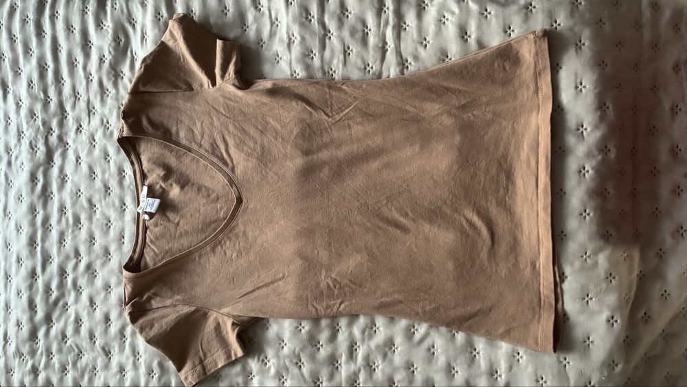 New yorker amisu brazowy top koszulka XS/34