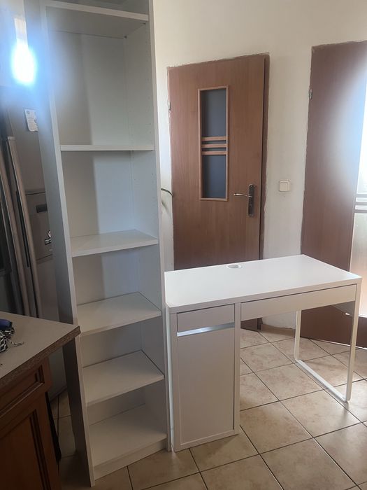 Biurko + regał Ikea