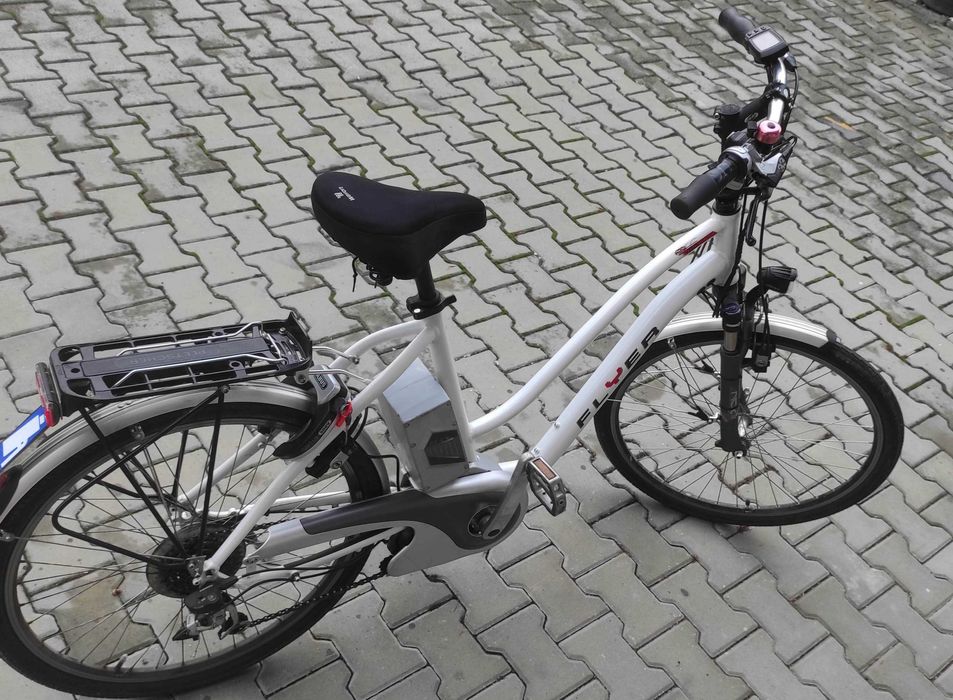 Rower elektryczny Flyer silnik centralny Panasonic