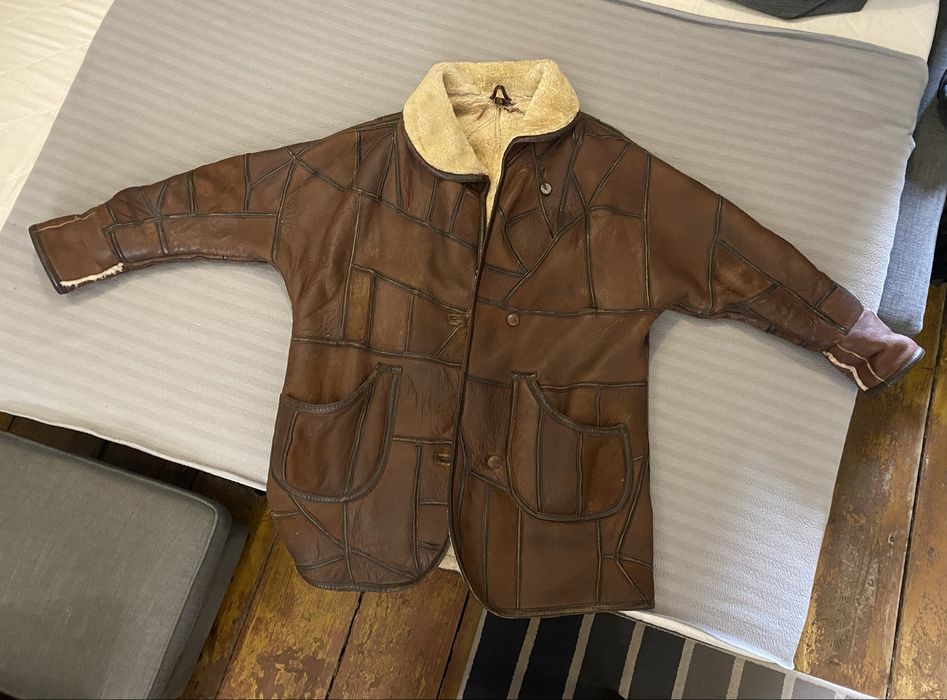 Kożuch męski vintage