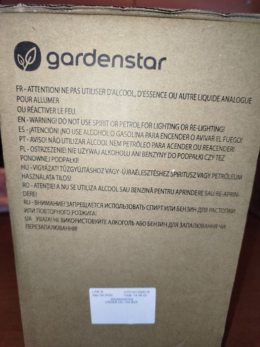 Barbecue portátil em aço lacado novo