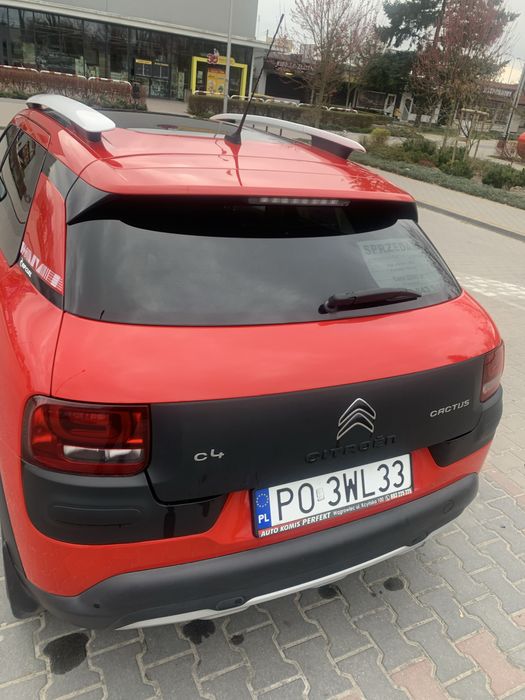Citroen C4 cactus 2016 1.2 benzyna. Bardzo ekonomiczne auto