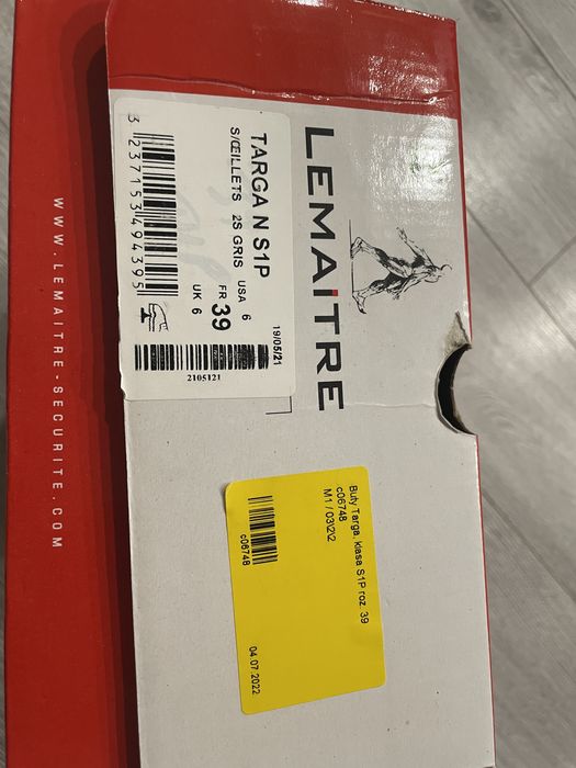 Buty Lemaitre 39/40