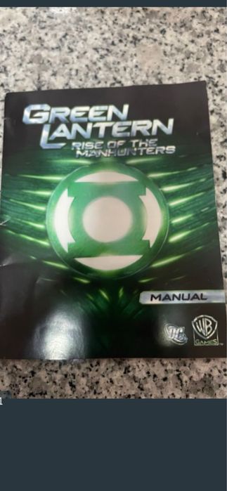 Manual jogo Ps3 Green Lantern