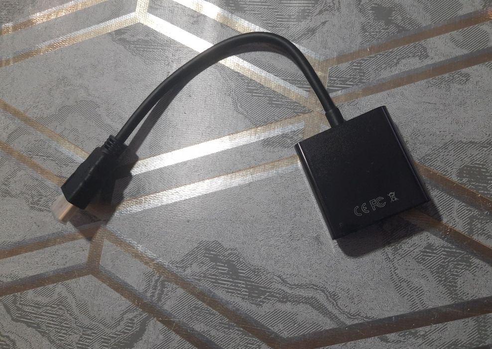 HDMI VGA перехідник адаптер для монітора 1080p