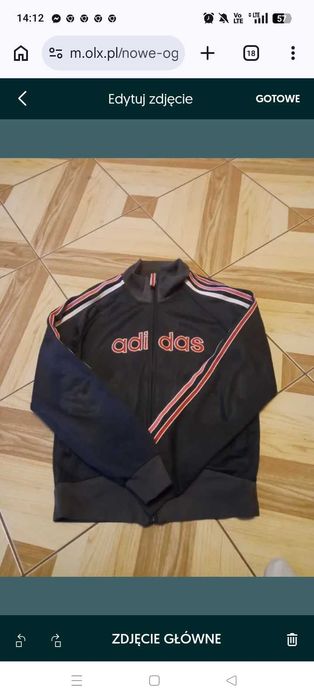 Bluza Adidas oryginalna M