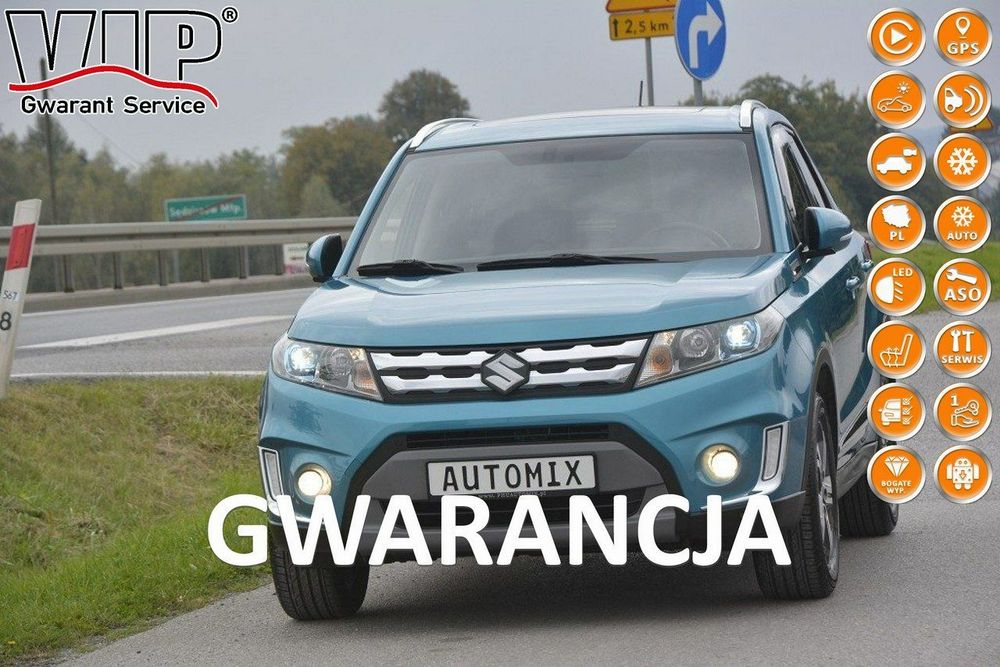 Suzuki Vitara 1.6 Benzyna Full led nawi kamera alkantara bezwypadkowy oryginał
