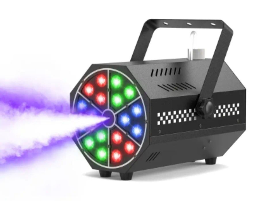 Máquina de fumo RGB 1000W c/18 leds