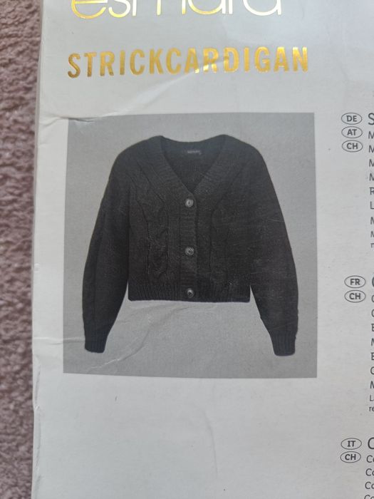 Kardigan nowy xs 32/34 sweter na guziki