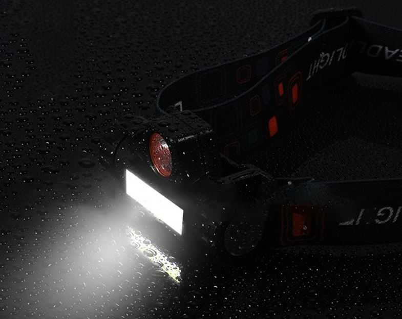 Lanterna de cabeça LED - bateria de lítio - magnética - NOVA