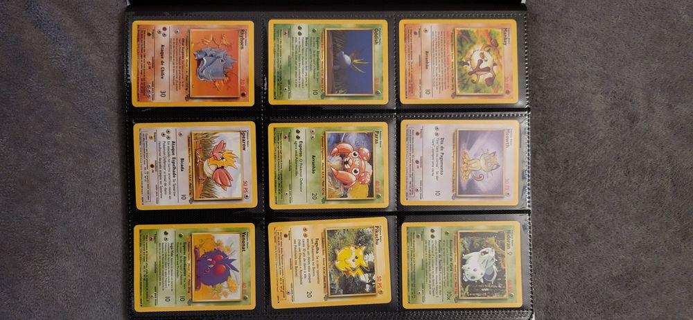 Cartas Pokémon Originais Jungle Set em Português, completo