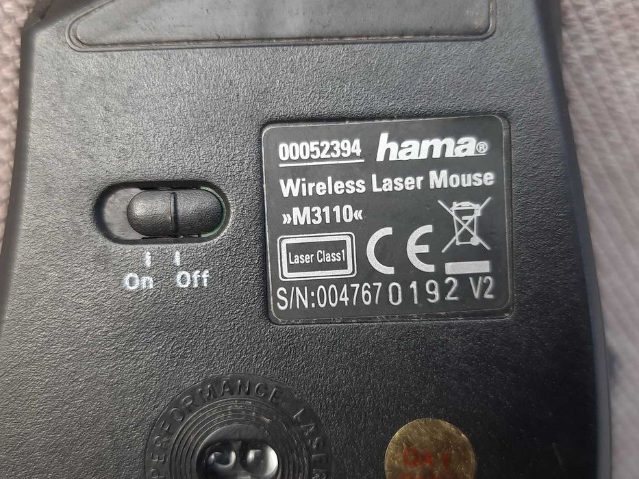 Мышка к ноутбуку Laser Hama M3110 офисная черная/школьнику/студент