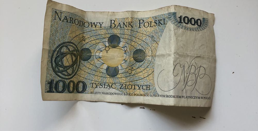 Banknot 1000 Mikołaj Kopernik