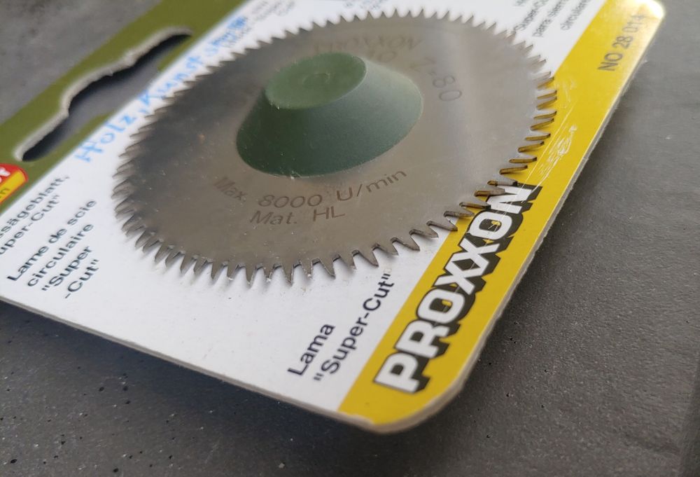 Tarcza tnąca do piły Super-Cut Ø58mm Proxxon 28014 + szczotka druciana