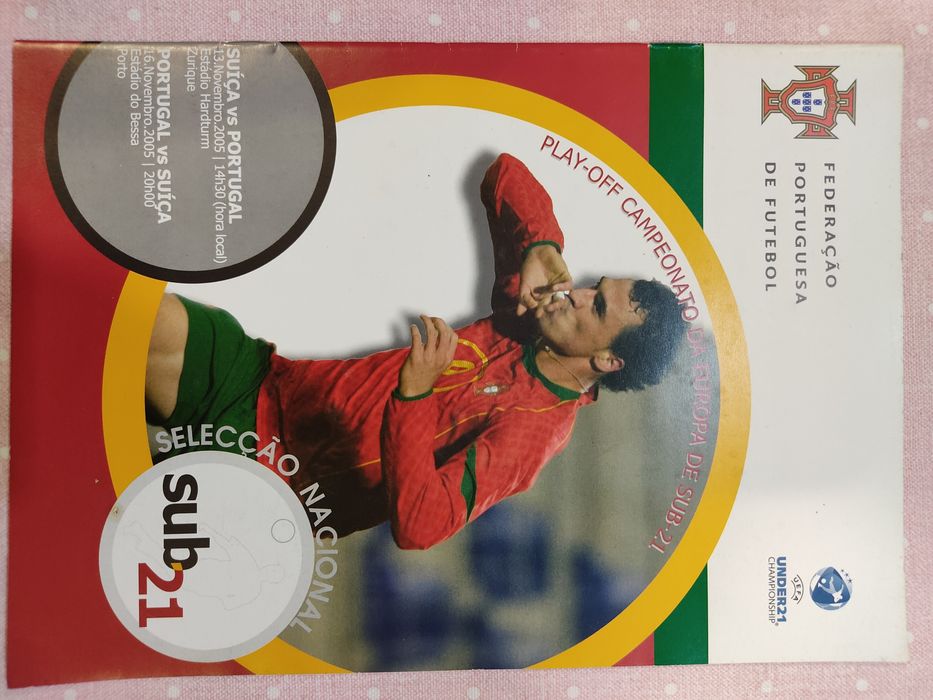 Programa de jogo Portugal Suiça 2005