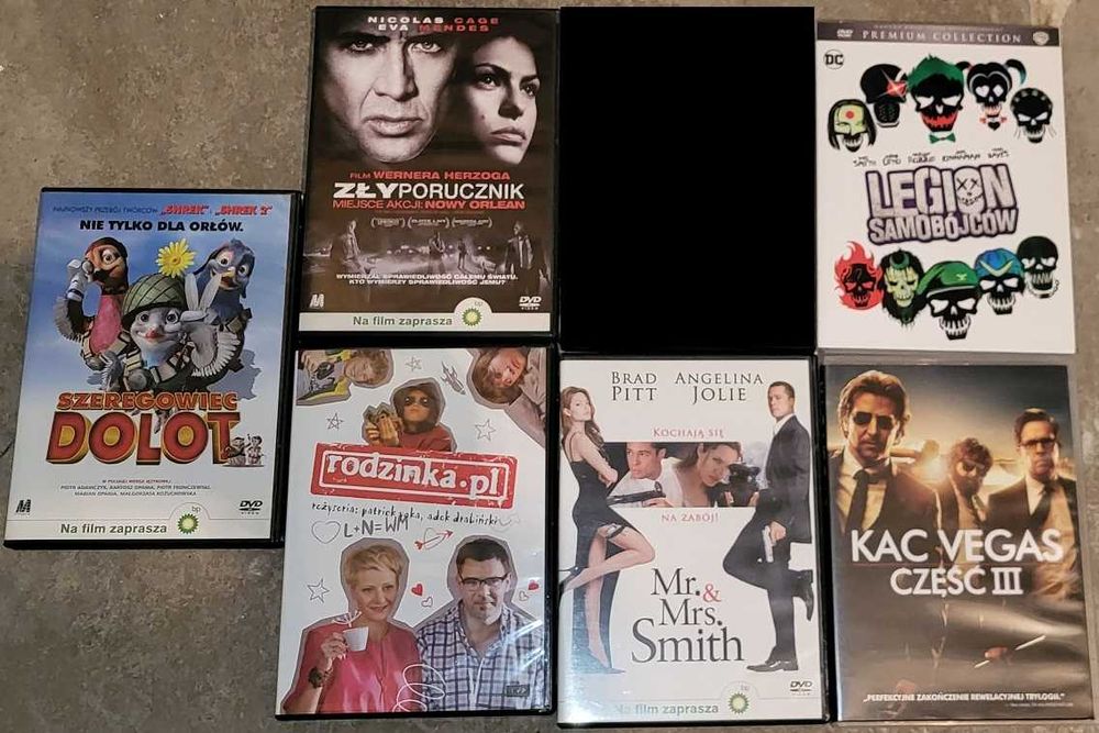 Filmy DVD różne - kolekcja (6 filmów)