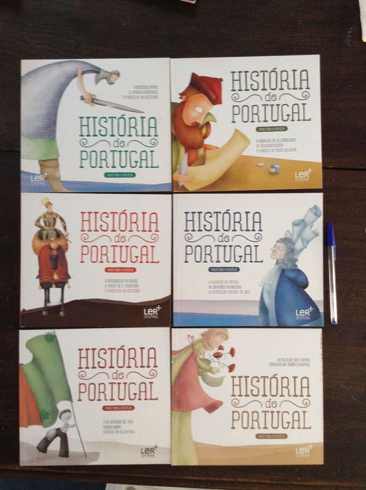6 livros História de Portugal