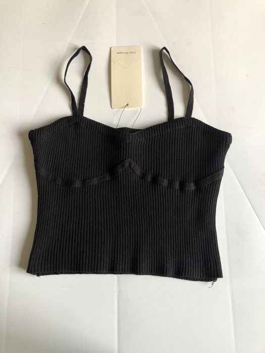 Top Preto Curto