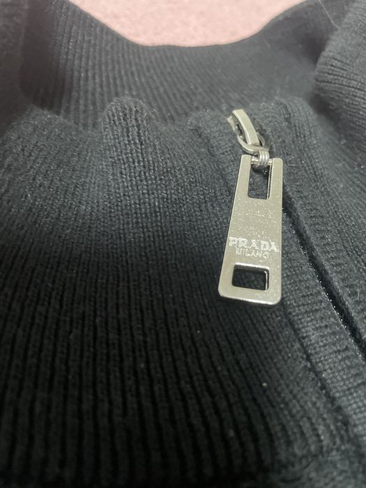 Prada 1/3 Zip Sweater L XL свитер прада hoodie зип худи amiri x prada x bape