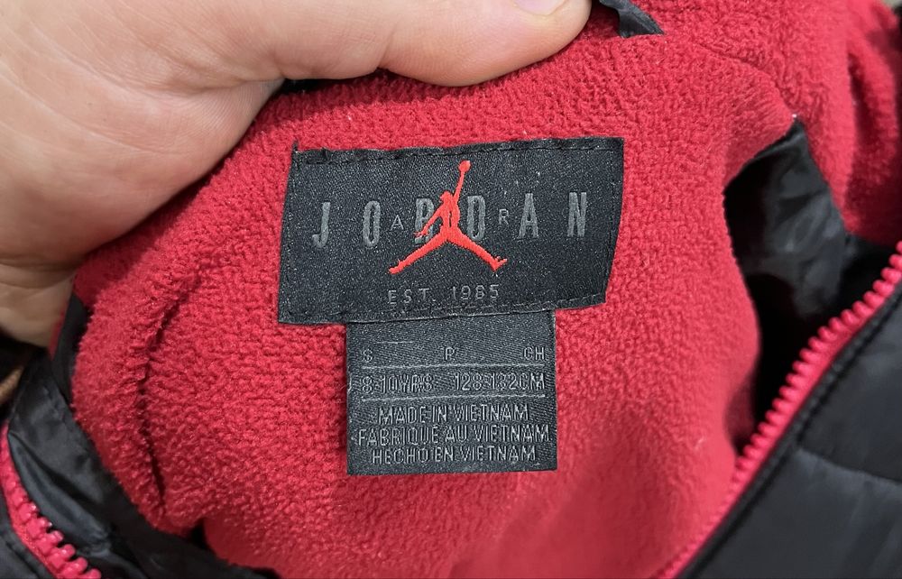 Детский пуховик Jordan puffer jacket