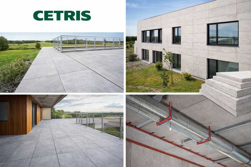 Płyta CETRIS dach ściana elewacja podłoga sufit cokół ogrodzenia