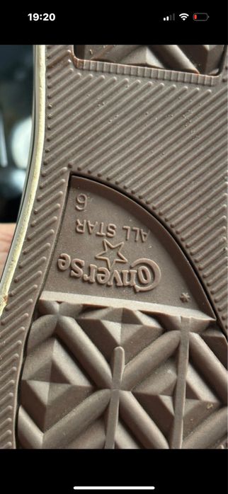 Trampki biale wysokie converse 39