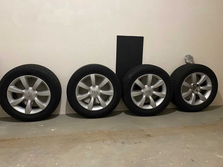 Alufelgi R18 INFINITI FX35 FX45 W SUPER STANIE oraz opony zimowe