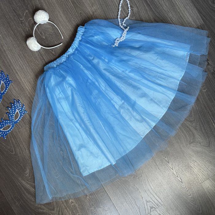 Костюм Новий рік р. 98-110см, 134см спідниця Ельза Снігова Корол Русал