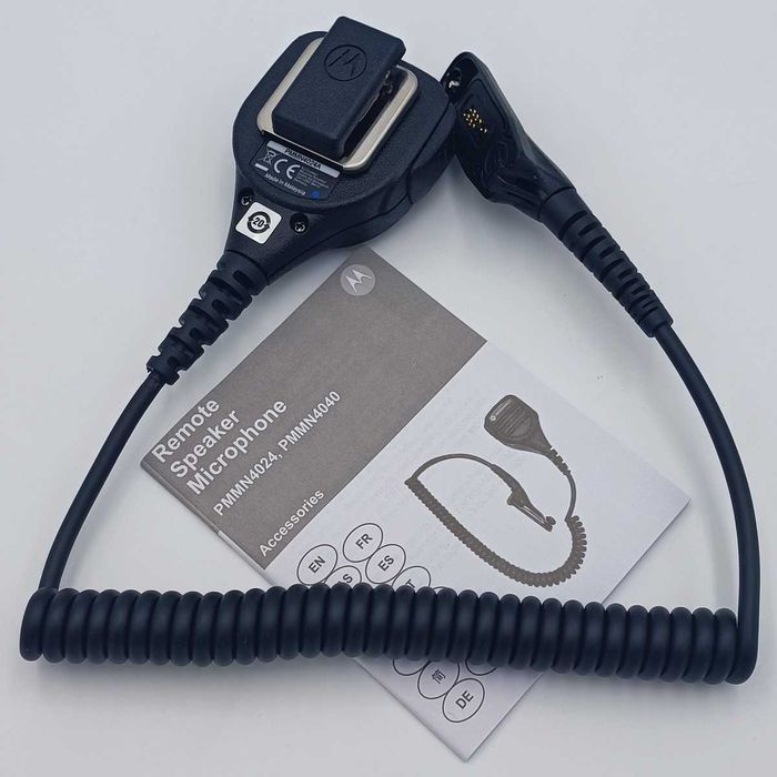 Тангента, гарнітура, виносний мікрофон PMMN4024A для Motorola